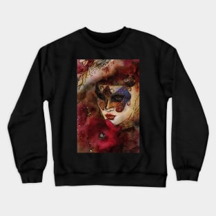 Grand Masquerade Mask, Mistress Watching Crewneck Sweatshirt